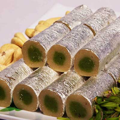 "Kaju Roll - 1kg (Bangalore Exclusives) K C Das Sweets - Click here to View more details about this Product